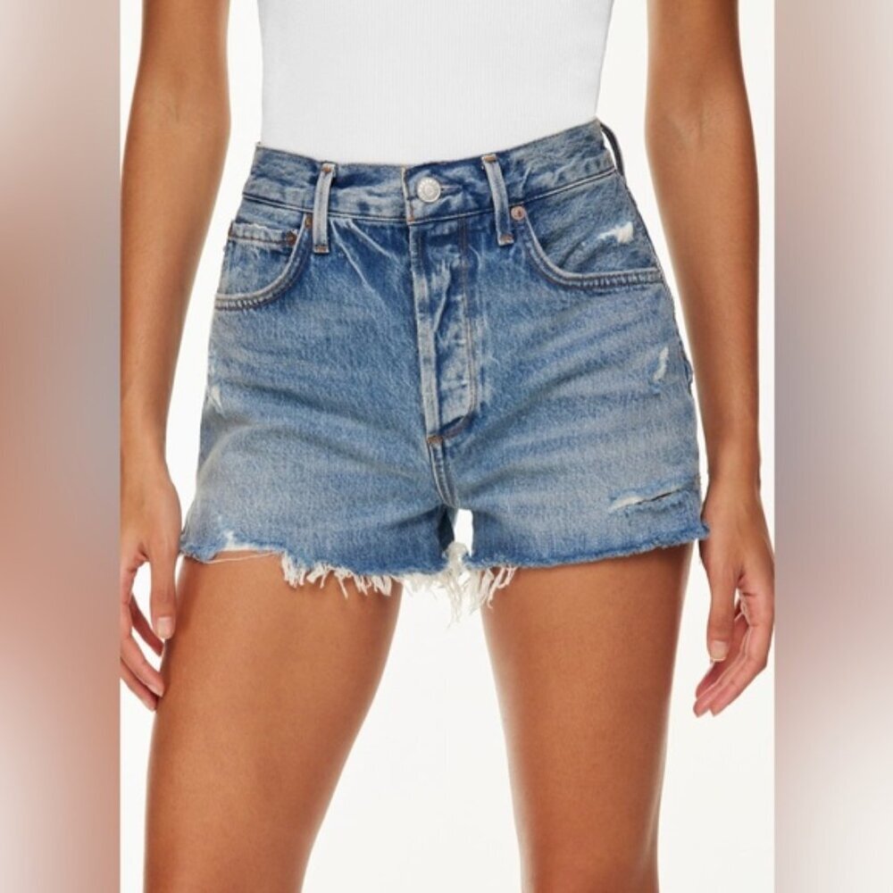 Agolde Jaden cut off Jean shorts 27 euc from Aritzia